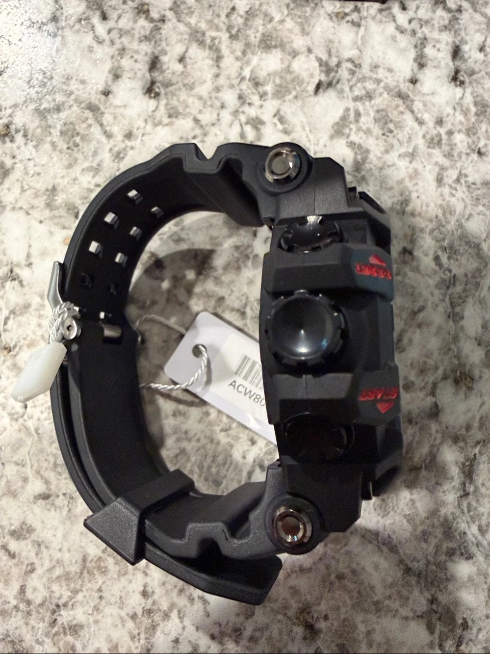 Activa Summit X Invicta Unisex Digital Watch - 50mm. Black Red (ACW8082-019)